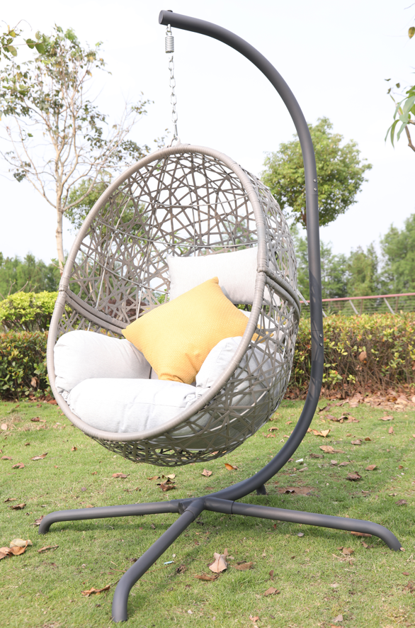 PE Rattan Single Hanging Chair