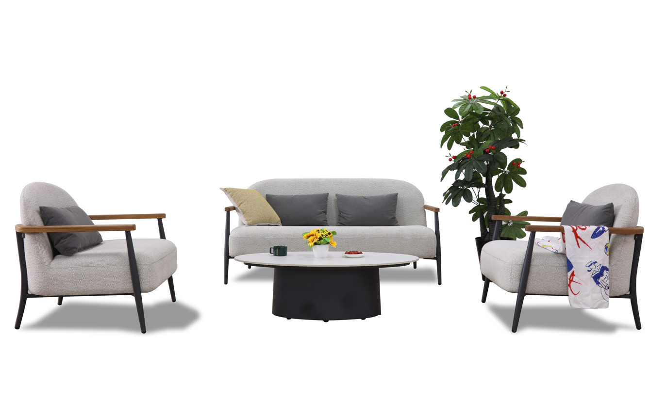 4pcs Aluminum Lounge Set