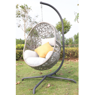 PE Rattan Single Hanging Chair