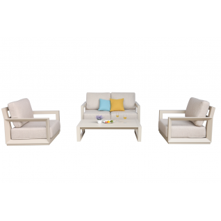 New Luxury Aluminum 2 Seater Sofa Set